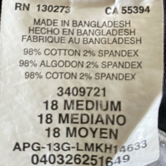 NWT Lee Womens Gray Shapetastic Just Below the Waist Denim Jeans (Size: 18M) - Picture 5 of 13